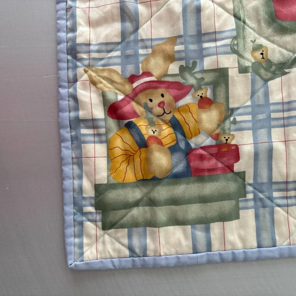 Gorgeous Handmade Cotton QUILT 43x34